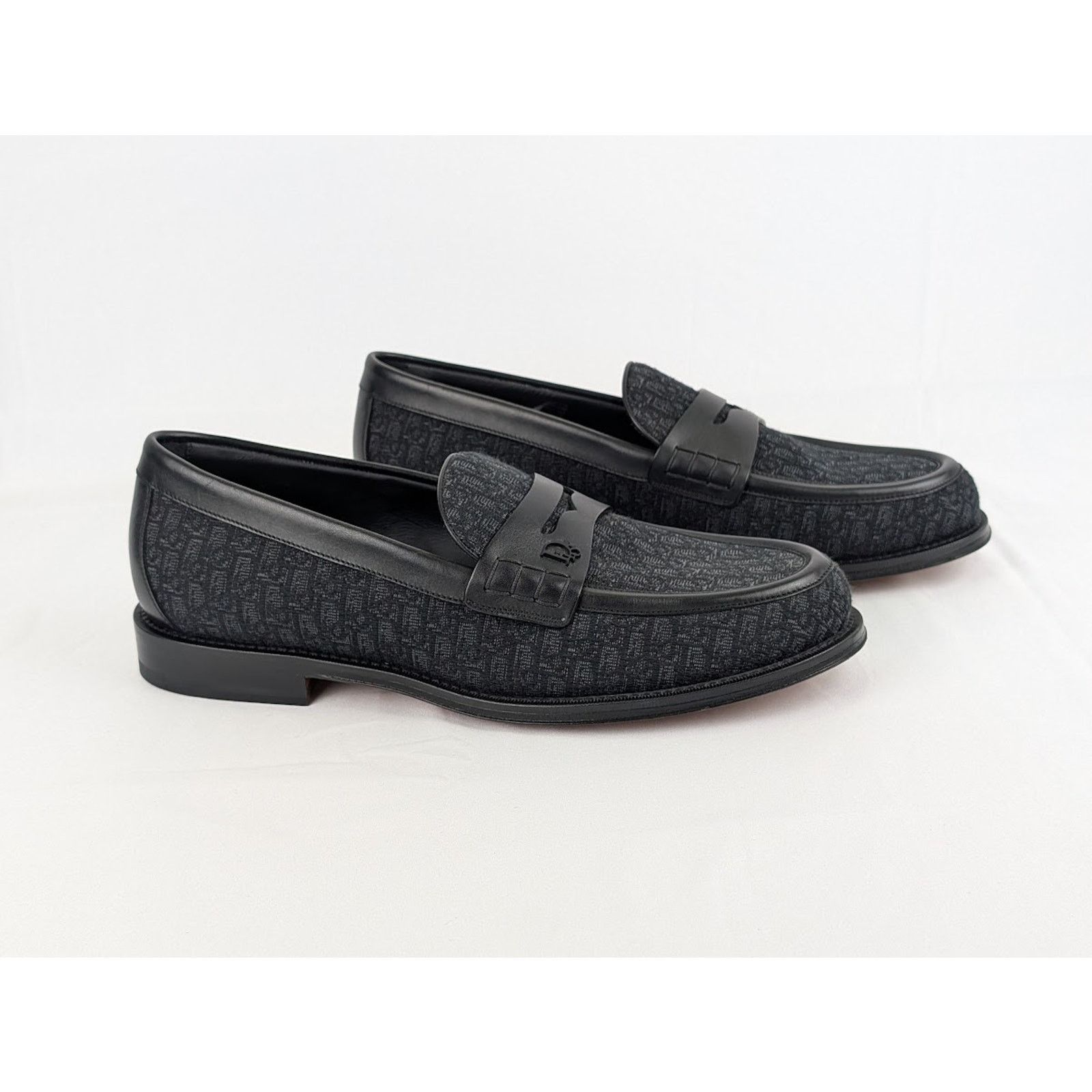 Dior o1rshd1 Granville Loafer Do Jacquard in Black Size US 8 / EU 41 - 11 Thumbnail