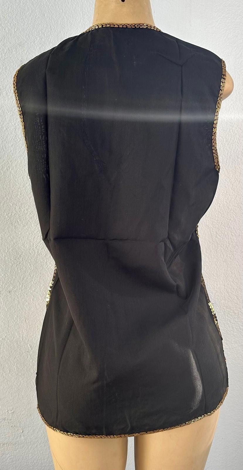 Designer Sequin Vest Gold size 8 only Size M / US 6-8 / IT 42-44 - 2 Thumbnail