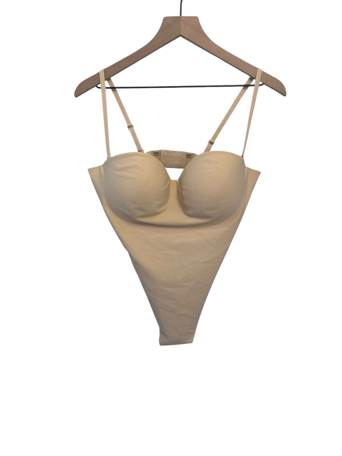 SKIMS Skims Body Molded Underwire Bodysuit Sand Large NWT Size L / US 10 / IT 46 - 3 Thumbnail