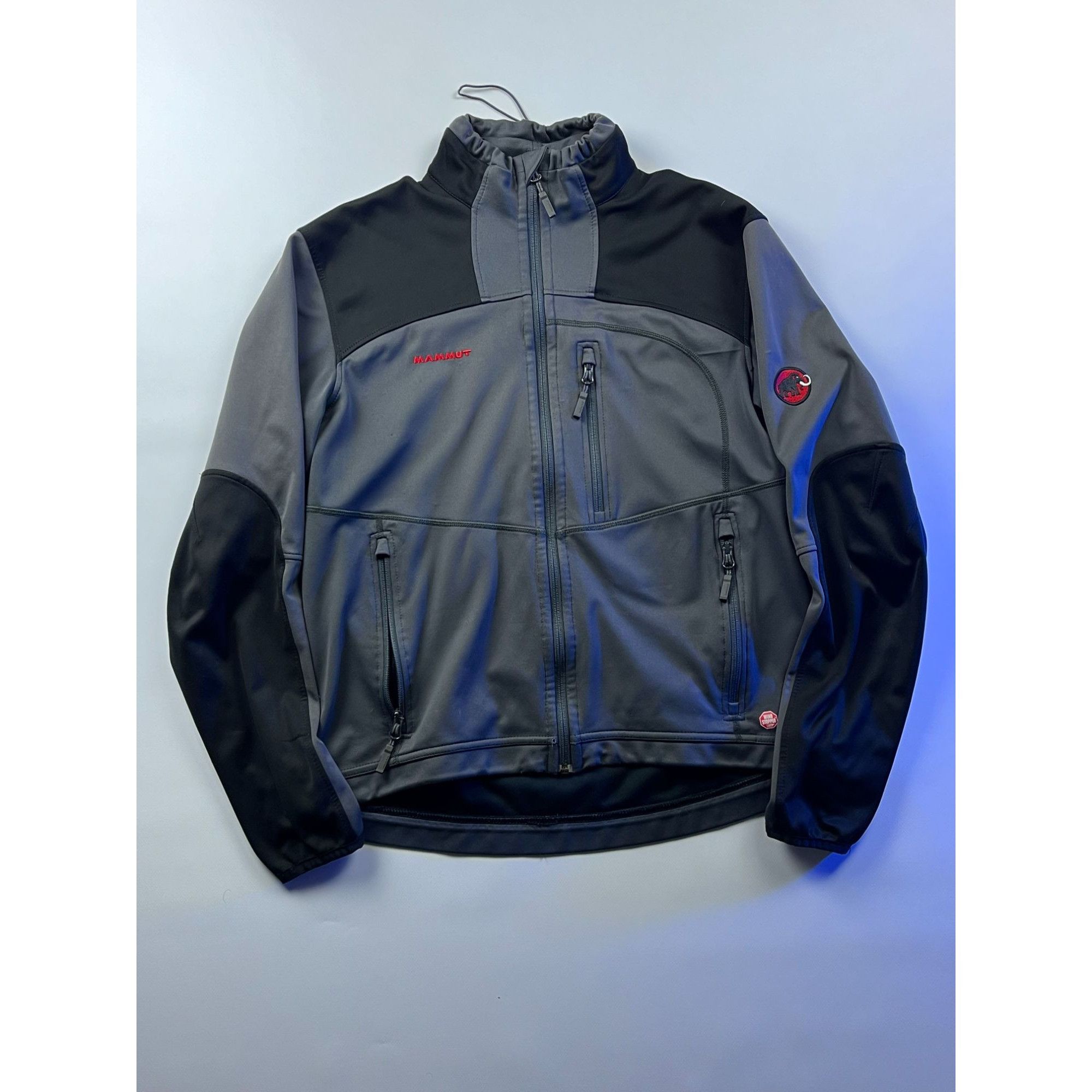 Mammut × Vintage Mammut Mens Softshell Jacket Windstopper Large Black/Gray Size US L / EU 52-54 / 3 - 1 Thumbnail