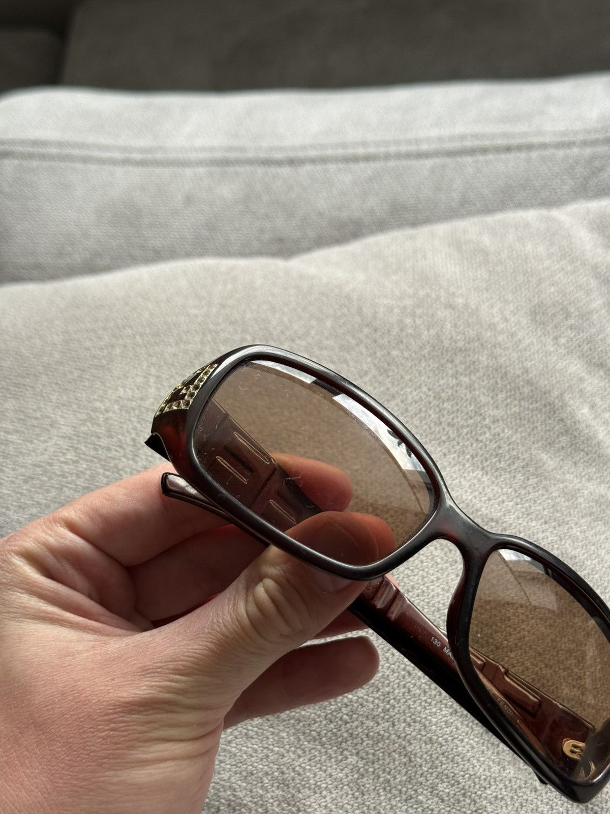 Fendi Vintage Fendi Brown Sunglasses Size ONE SIZE - 10 Thumbnail