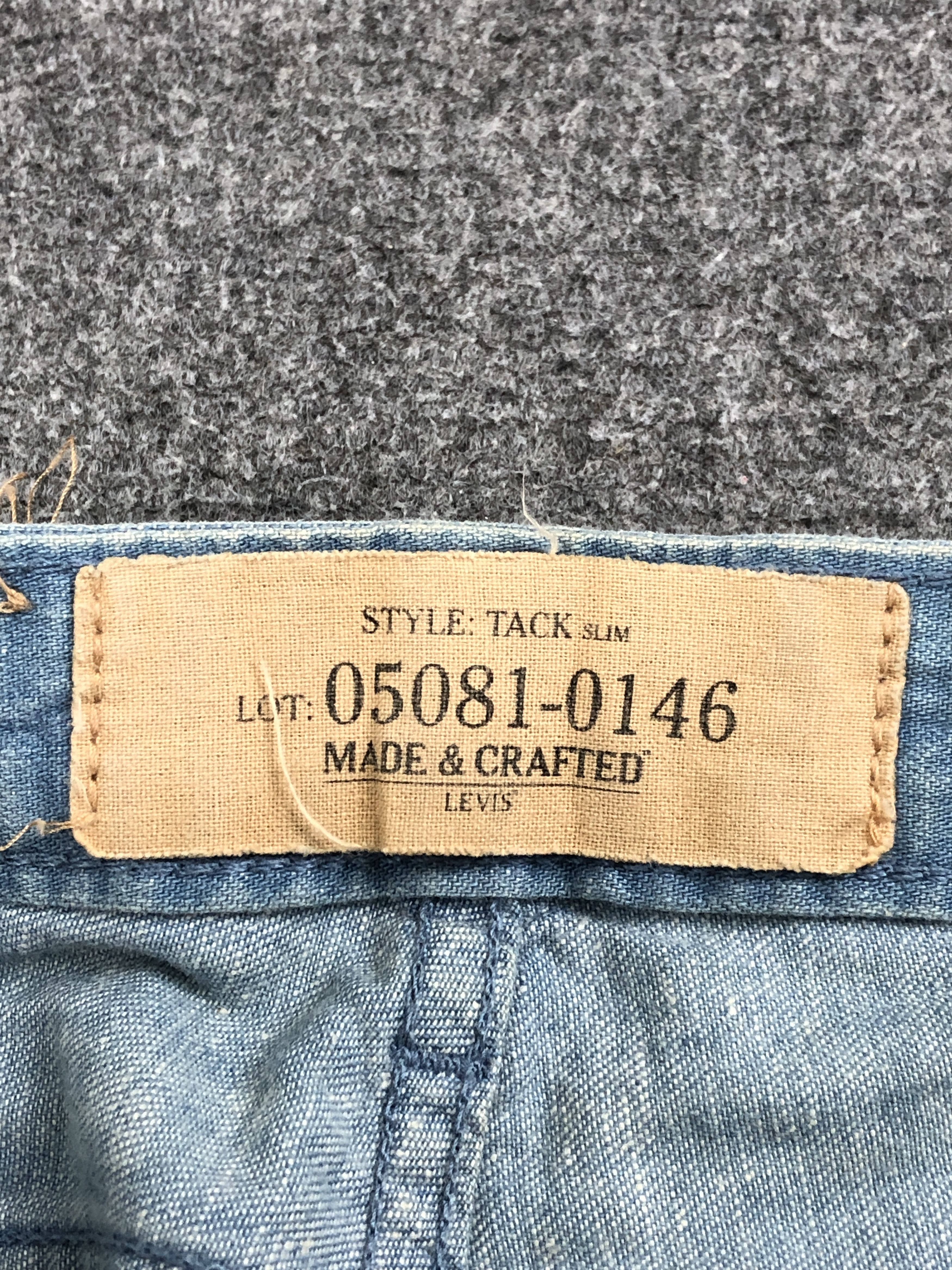 Levi's Vintage Levis Black Tab Made Crafted Light Wash Jeans DP2473 Size US 31 - 6 Thumbnail