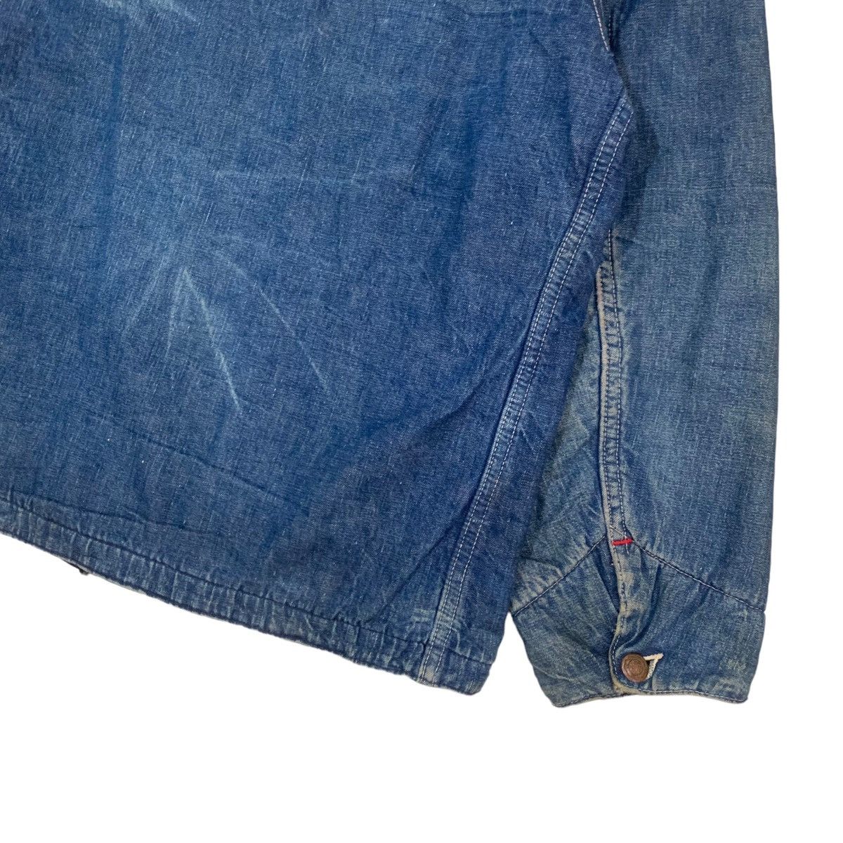 Sears Vintage 50s Sears Blanket Lined Denim Chore Jacket Size US M / EU 48-50 / 2 - 9 Thumbnail