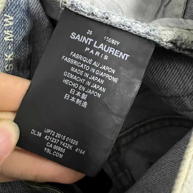 Yves Saint Laurent Saint Laruent size 25 Washed and destroyed jeans 2502-Nexta Size US 26 / EU 42 - 5 Thumbnail