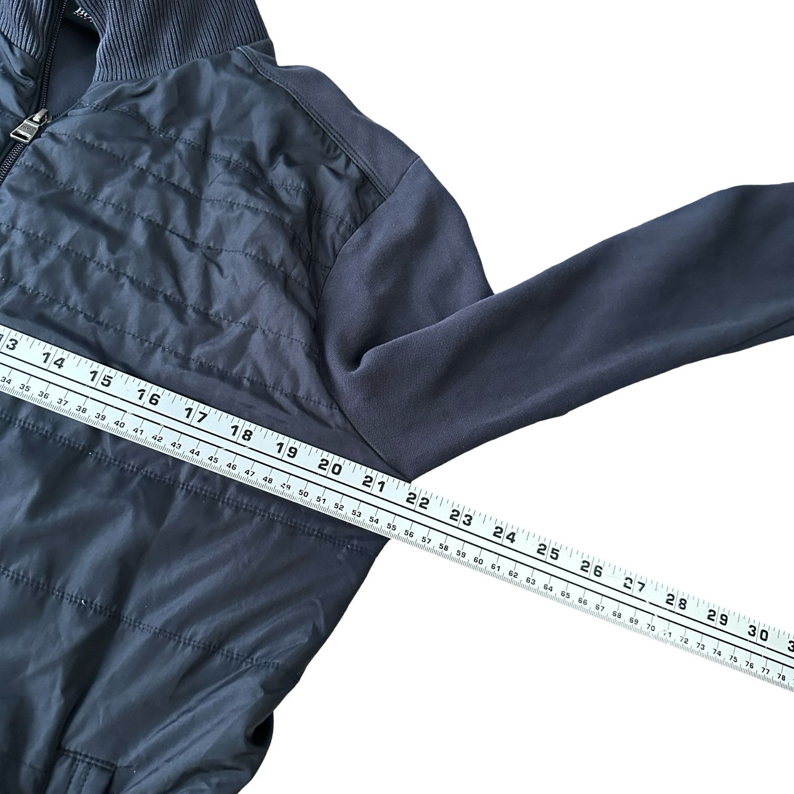 Hugo Boss Hugo Boss Hybrid Jacket Mens Large Blue Long Sleeve Pockets Size US L / EU 52-54 / 3 - 9 Thumbnail