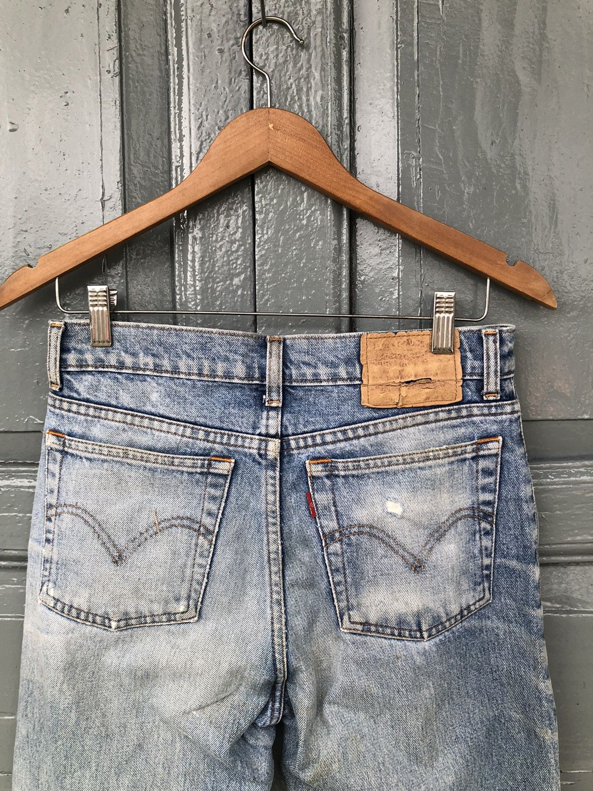 Levi's × Vintage Vintage Levis 505 Distressed Denim Size US 30 / EU 46 - 4 Thumbnail