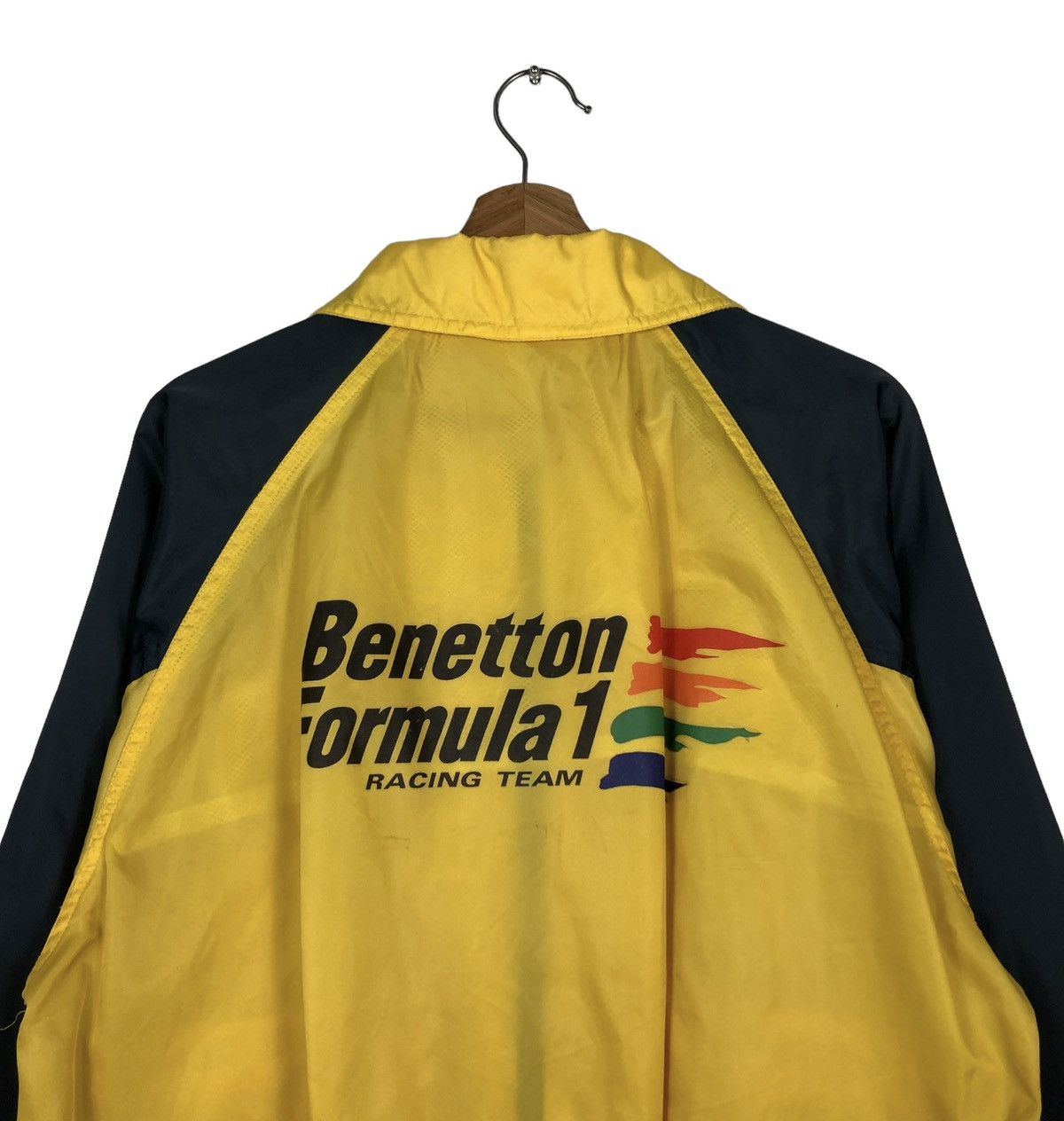 Vintage 🔥VINTAGE BOMBER JACKET BENETTON FORMULA 1 RACING TEAM Size US M / EU 48-50 / 2 - 9 Thumbnail