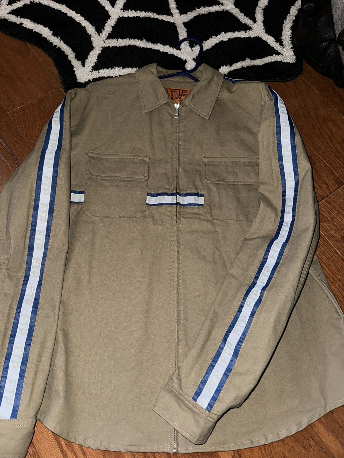 Fuck The Population LOGO TAPE ZIP UP WORK SHIRT Size US M / EU 48-50 / 2 - 2 Thumbnail