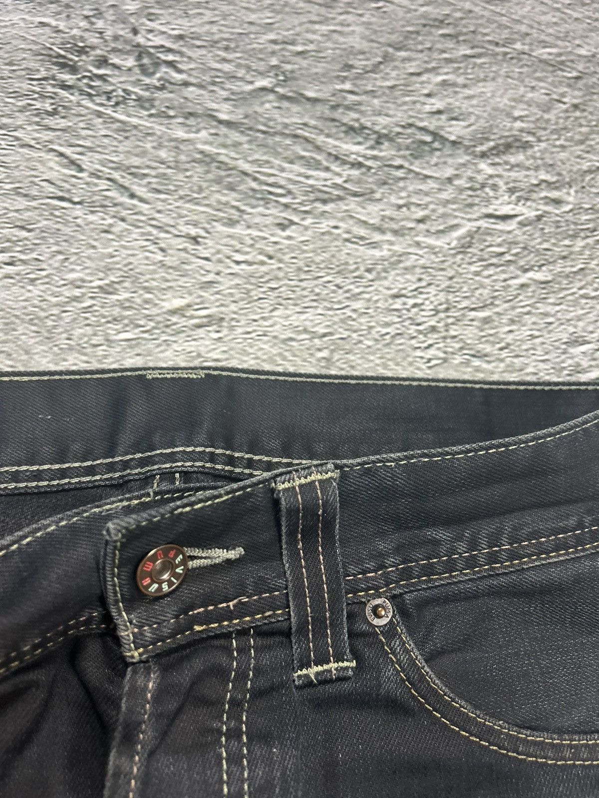 Evisu Evisu x Puma vintage black jeans seagulls Y2K Size US 34 / EU 50 - 5 Thumbnail
