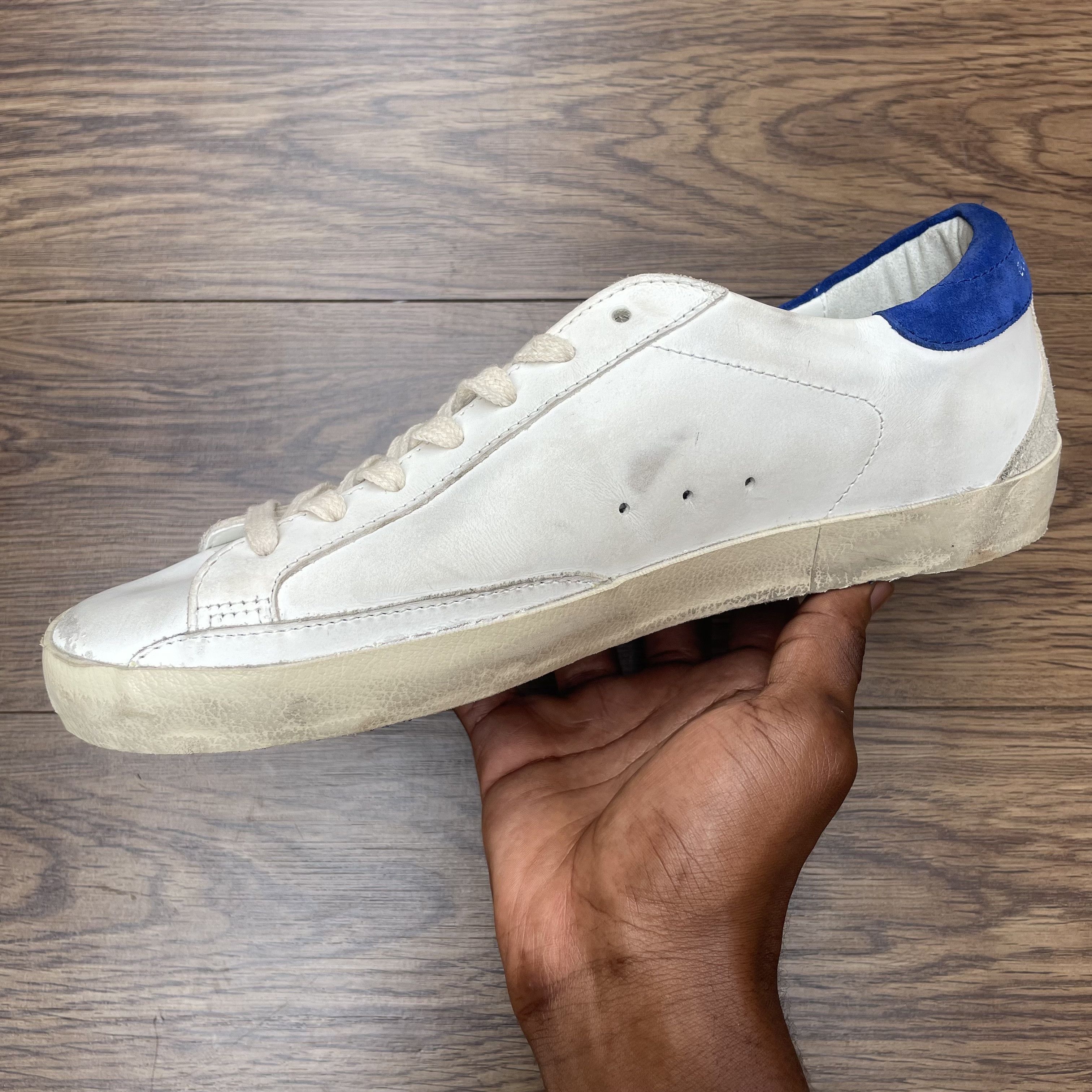 Golden Goose Golden Goose Super-Star Distressed Leather Sneakers Size US 8 / EU 41 - 5 Thumbnail