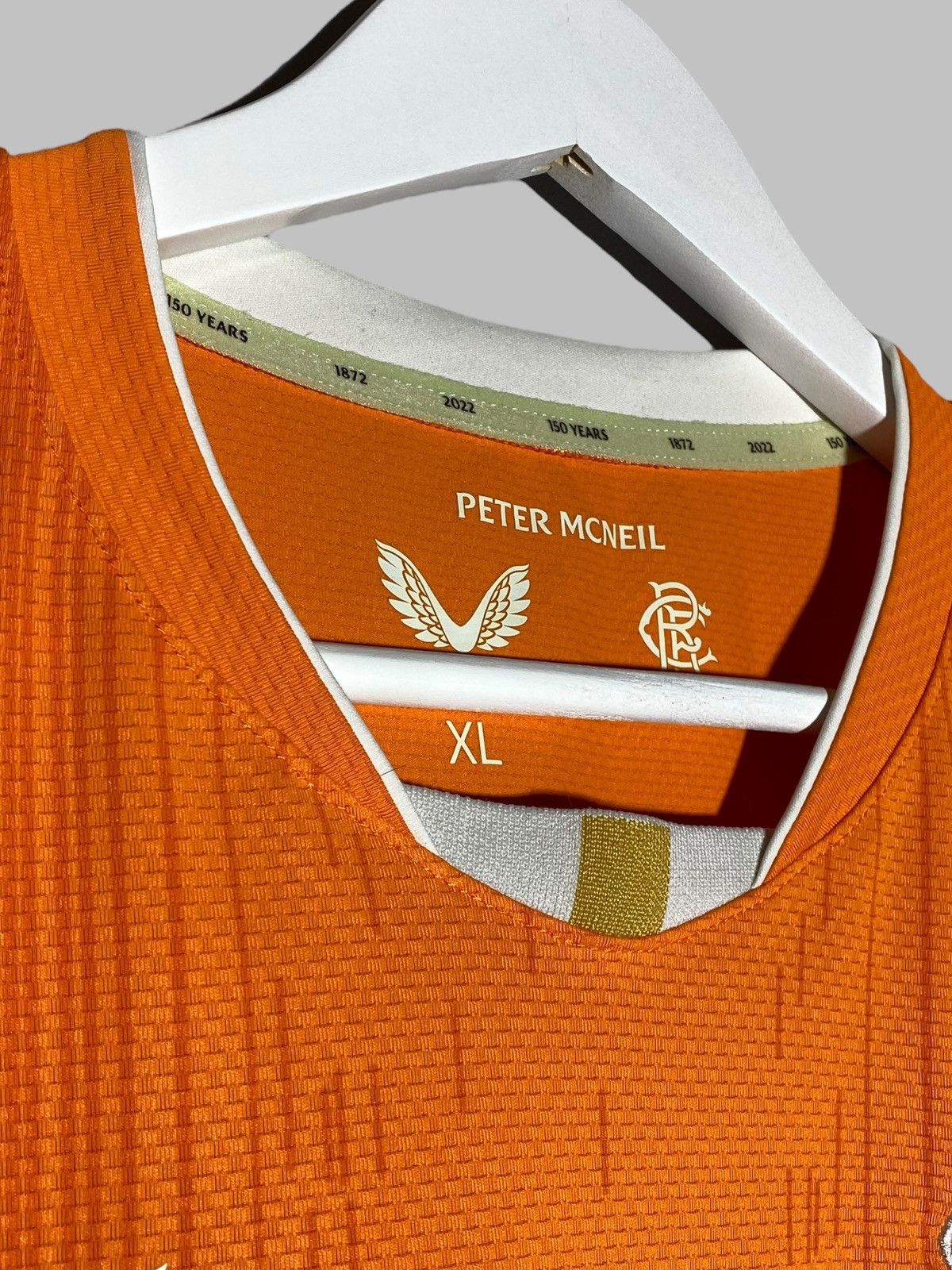 Other Rangers FC 150 Years Orange Jersey Castore Long Sleeve Size US XL / EU 56 / 4 - 12 Thumbnail