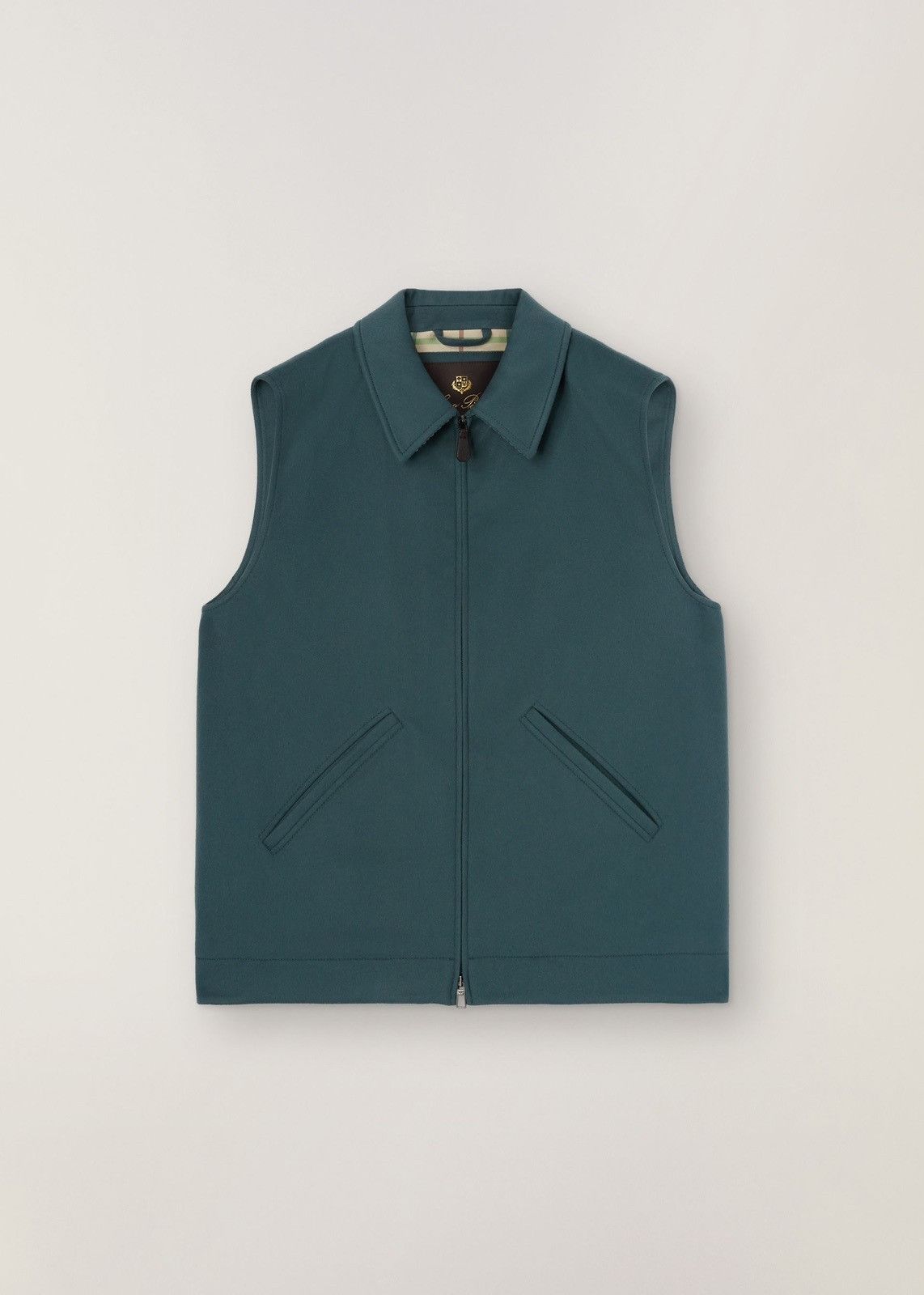image of Loro Piana O1Loc1C0124 Murray Vest In Blue, Men's (Size Medium)