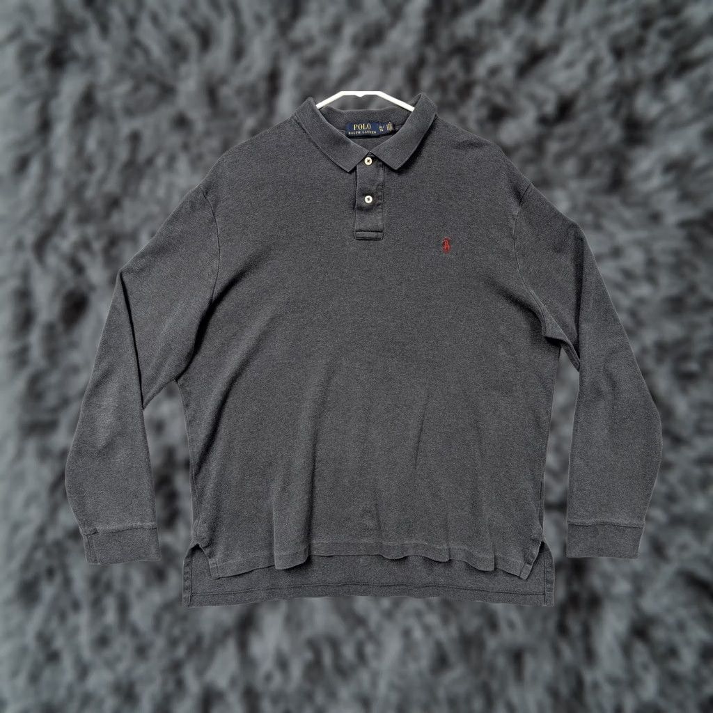 Polo Ralph Lauren Polo Ralph Lauren Polo Shirt Mens XL Gray Long Sleeve Red Pony Classic Preppy Shirt Mens XL Gray Polo Ralph Lauren Polo Shirt Size US XL / EU 56 / 4 - 1 Thumbnail
