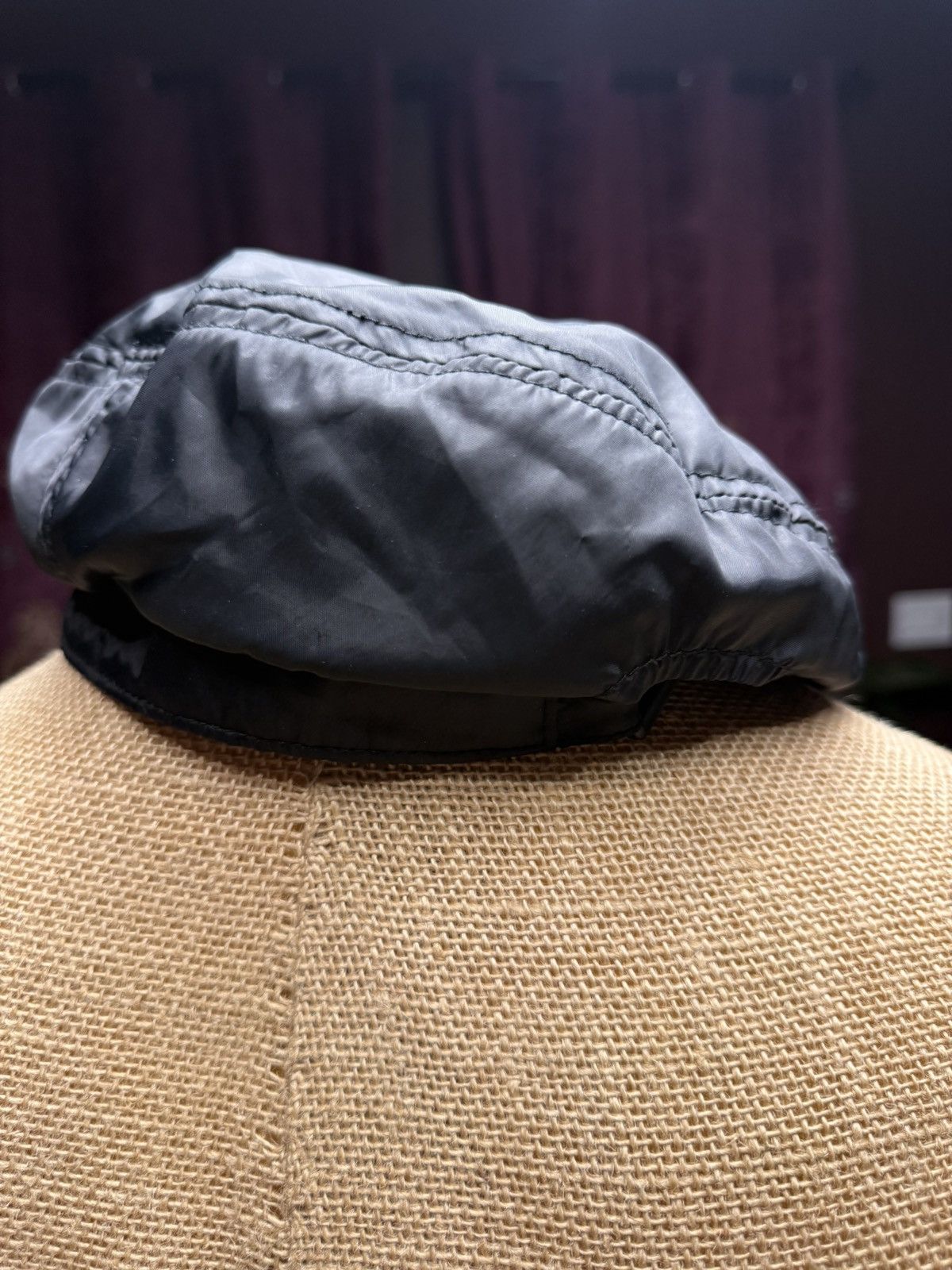 Other Minimalist Black Nylon Beret Cap – Lightweight Size ONE SIZE - 3 Thumbnail