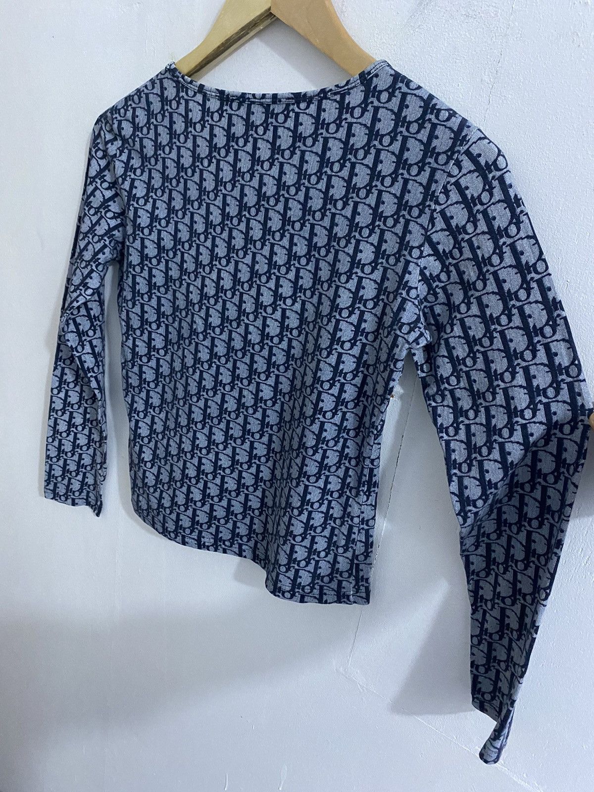 Christian Dior Monsieur Christian Dior Oblique Monogram Cropped Long Sleeves Size XS / US 0-2 / IT 36-38 - 7 Thumbnail