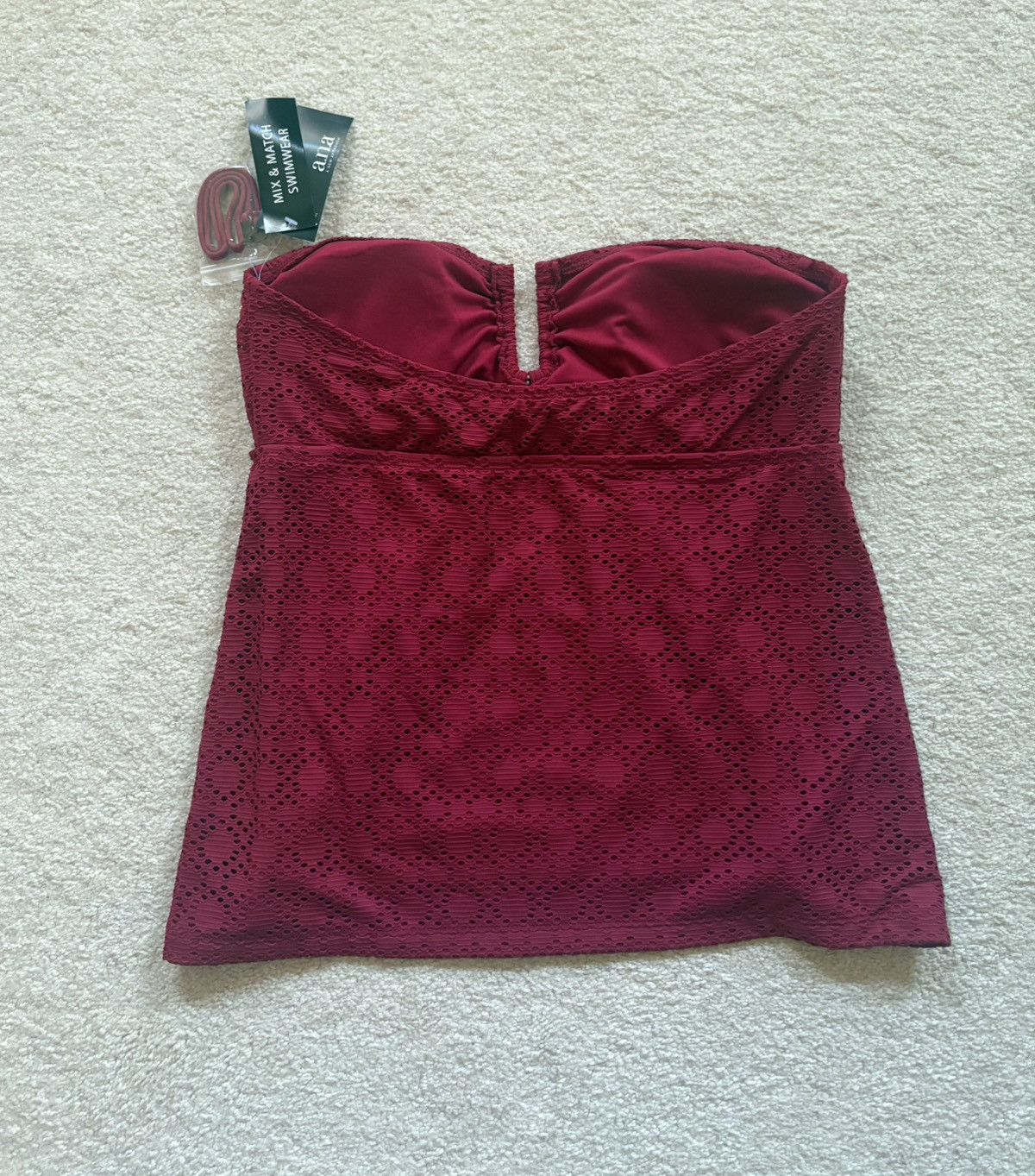 Other Nwt A.n.a Cranberry Tankini Top Size Medium Size M / US 6-8 / IT 42-44 - 3 Thumbnail