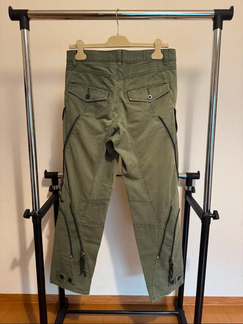 Final Home 90’s Olive Zippered Moto Bondage Pants Size US 30 / EU 46 - 17 Thumbnail