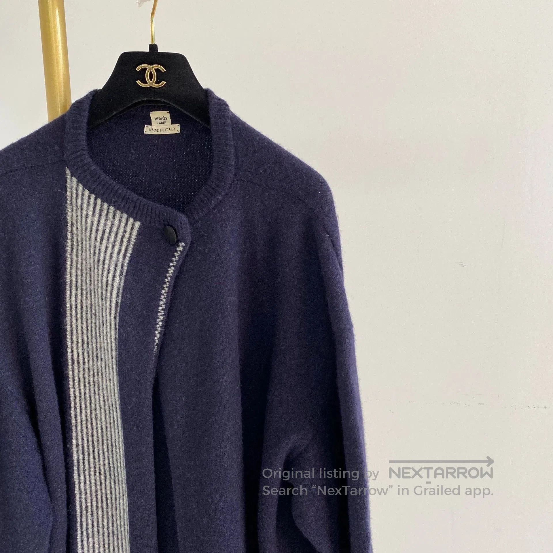 Hermes Hermes Dark Wool Coat Size 34. Size US XS / EU 42 / 0 - 3 Thumbnail