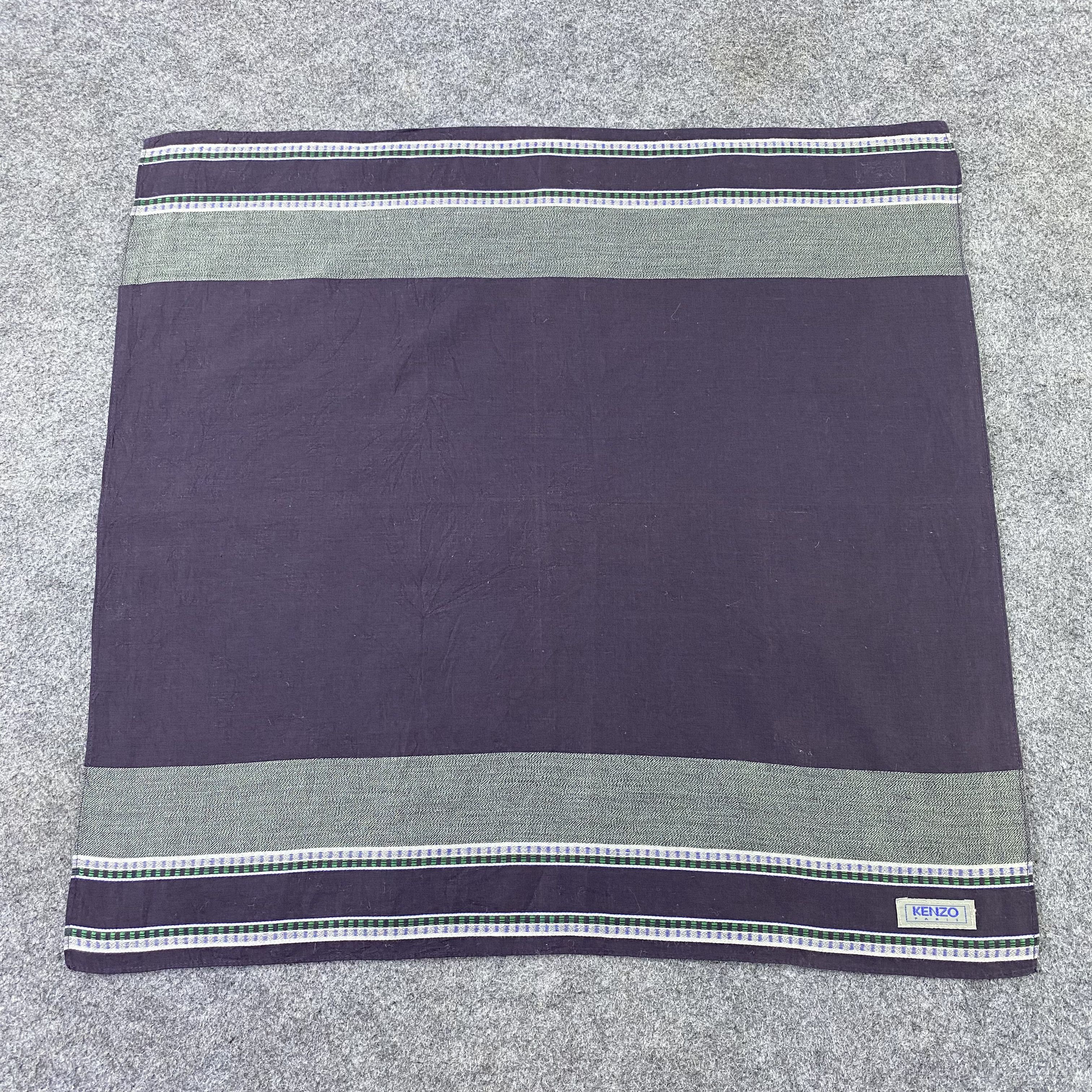 Kenzo × Vintage Kenzo Handkerchief / Bandana / Neckerchief-N1190 Size ONE SIZE - 3 Thumbnail