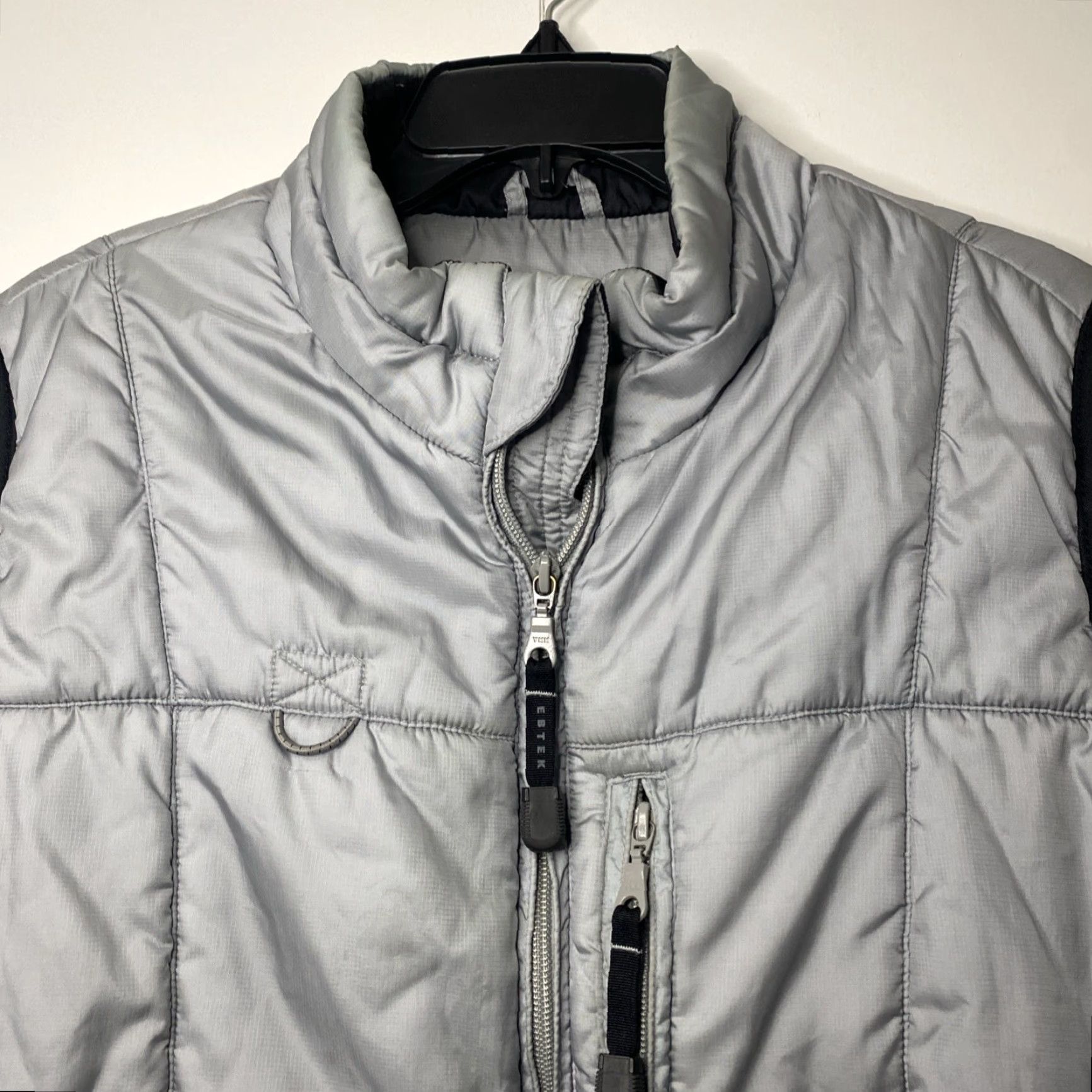 Eddie Bauer Eddie Bauer Ebtek Primaloft Puffer Vest Full Zip Women L Gray Insulated Gorpcore Vest Size L / US 10 / IT 46 - 2 Thumbnail