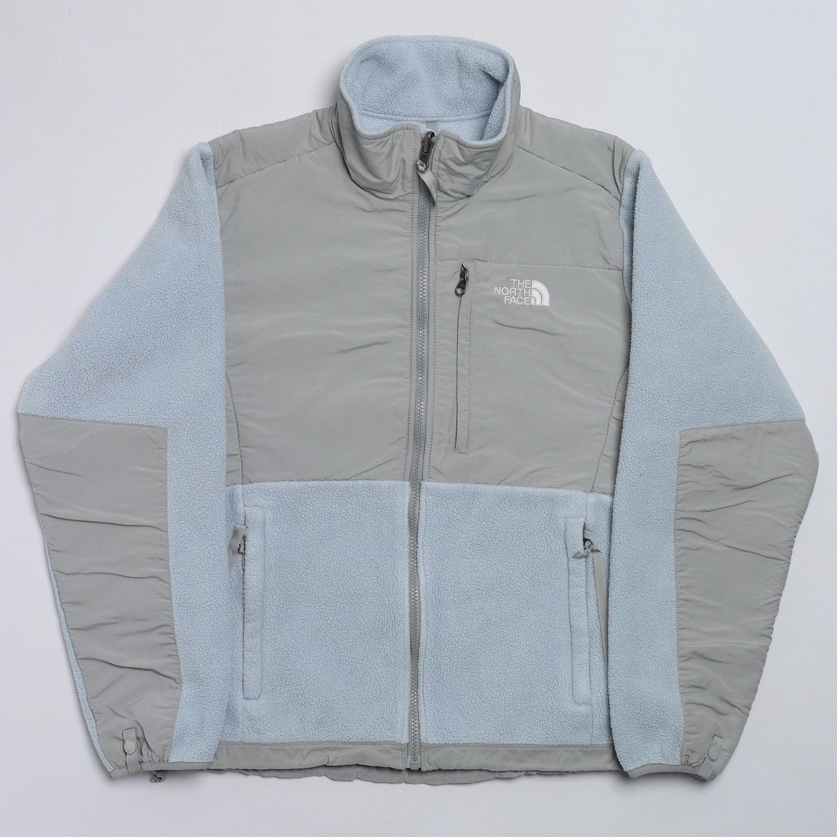 The North Face The North Face Blue Fleece Zip Nylon Jacket Size M / US 6-8 / IT 42-44 - 1 Thumbnail