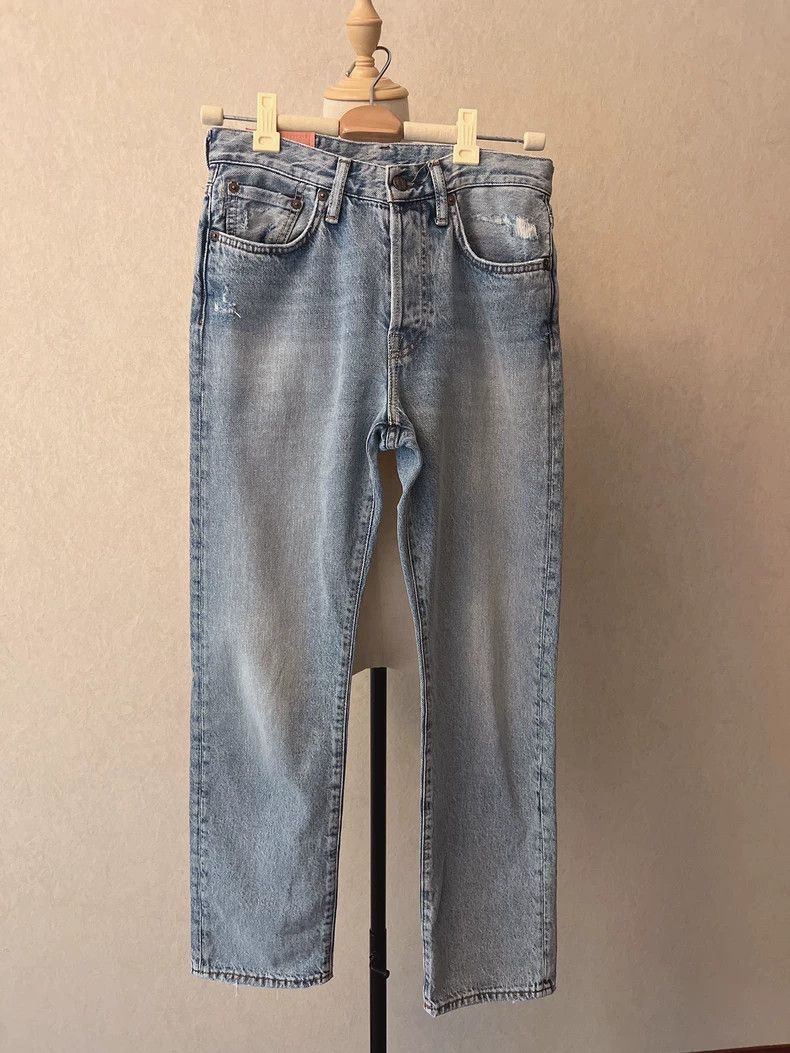 Acne Studios acne studios blue straight-leg jeans 2504-Nextarrow Size US 30 / EU 46 - 1 Thumbnail