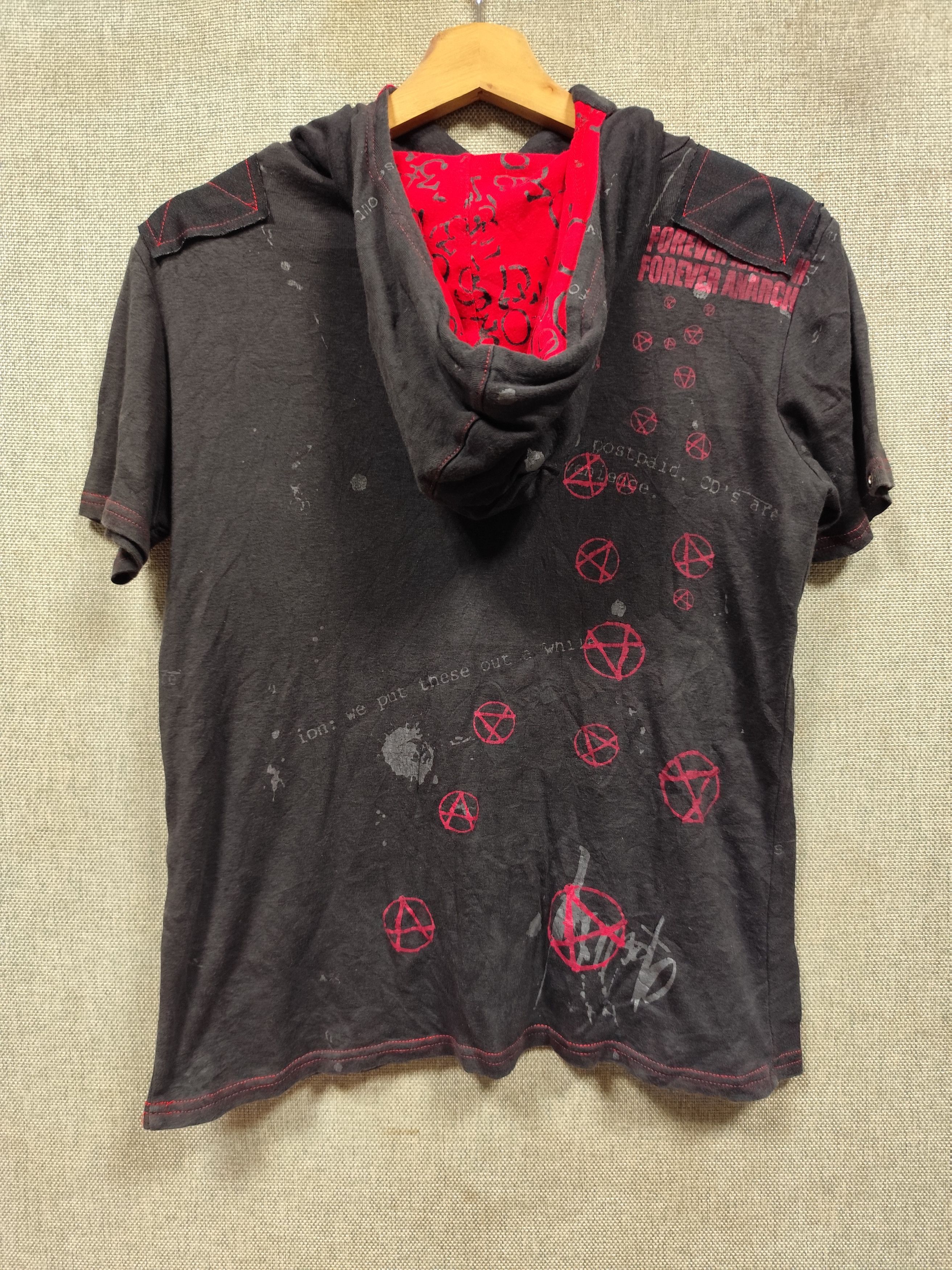 Seditionaries Japanese Brand H. Anarchism For Plus H. Naoto Tee Size US S / EU 44-46 / 1 - 2 Thumbnail