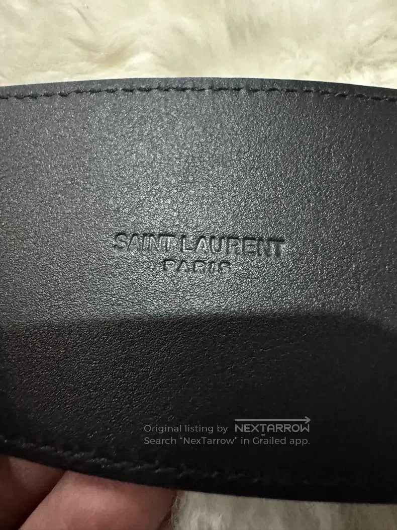 Saint Laurent Paris size 80 Leather Belt