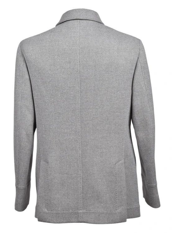 Brunello Cucinelli o1w1db10326 Double Breasted Jacket in Grey Size US L / EU 52-54 / 3 - 2 Thumbnail
