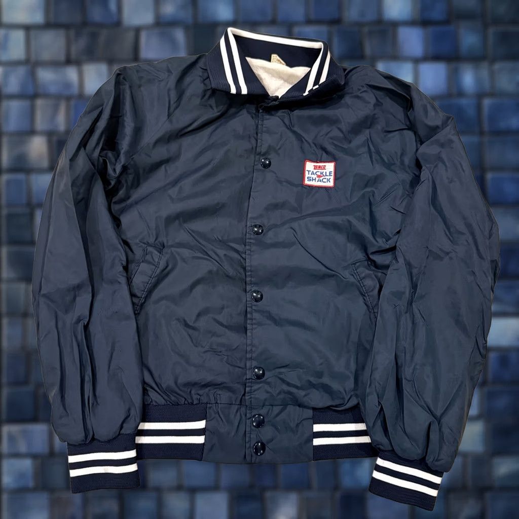 Logo 7 VINTAGE Zebco Fishing Jacket Zebco Logo 80s Windbreaker Button Up jacket S Blue Polyester Outdoor Mens Size US S / EU 44-46 / 1 - 1 Thumbnail