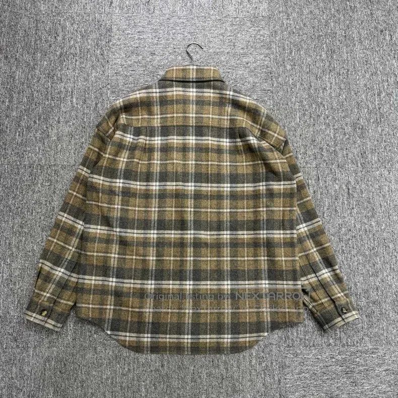 Loro Piana LORO PIANA Plaid Wool Shirt Size M / US 6-8 / IT 42-44 - 2 Thumbnail