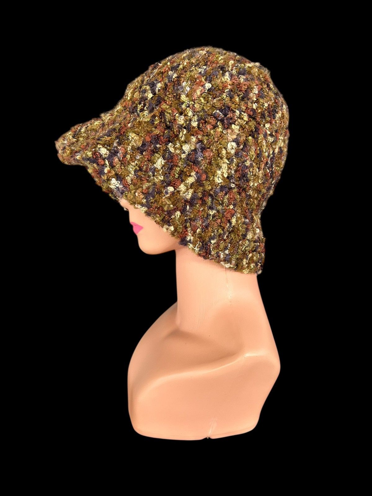 Japanese Brand × Kapital × Vintage Crochet Knitted Handmade Bucket Hats Size ONE SIZE - 3 Thumbnail