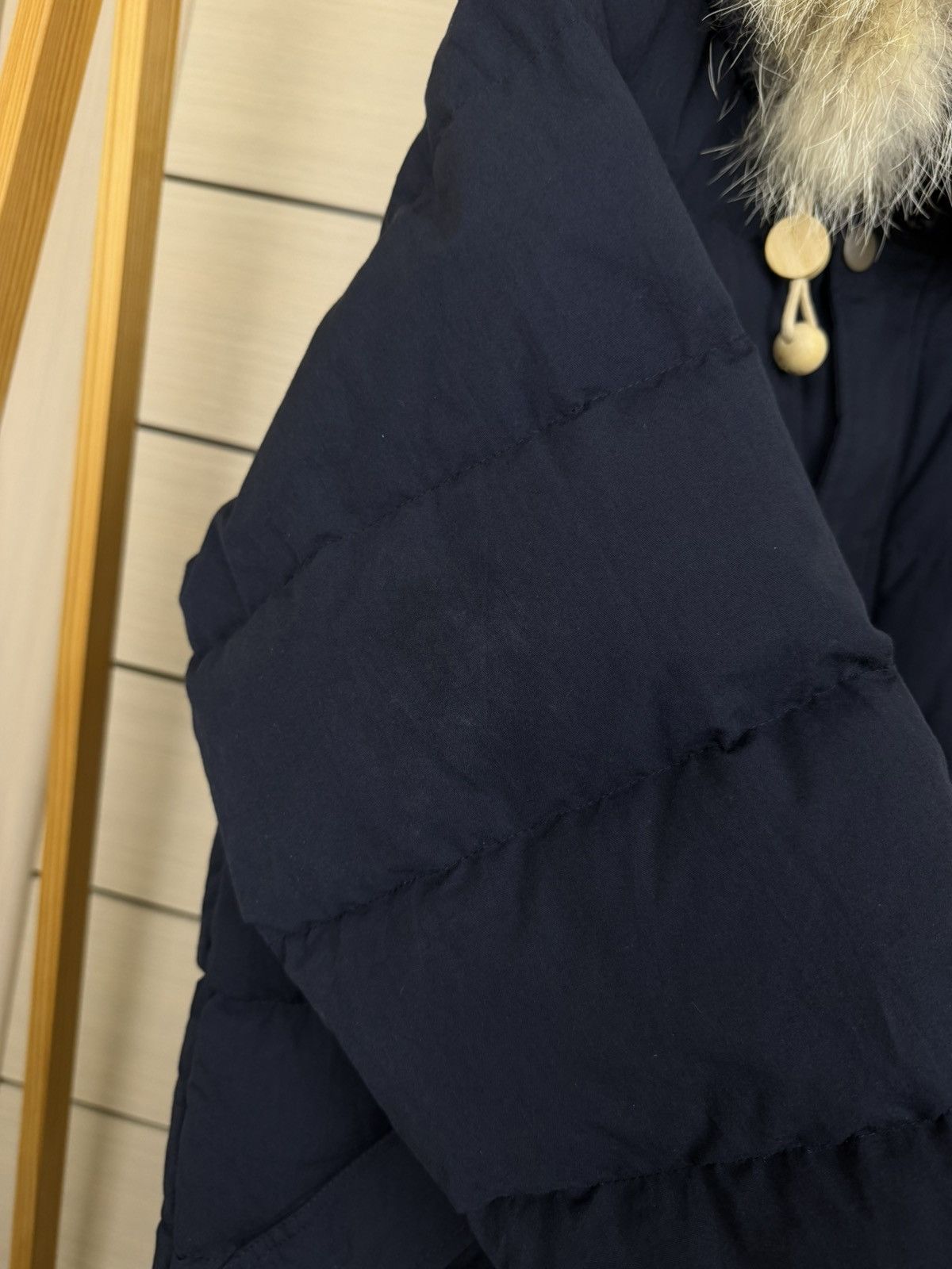 Nigel Cabourn Nigel Cabourn Down Filled Fur Hooded Puffer Jacket Size US L / EU 52-54 / 3 - 5 Thumbnail
