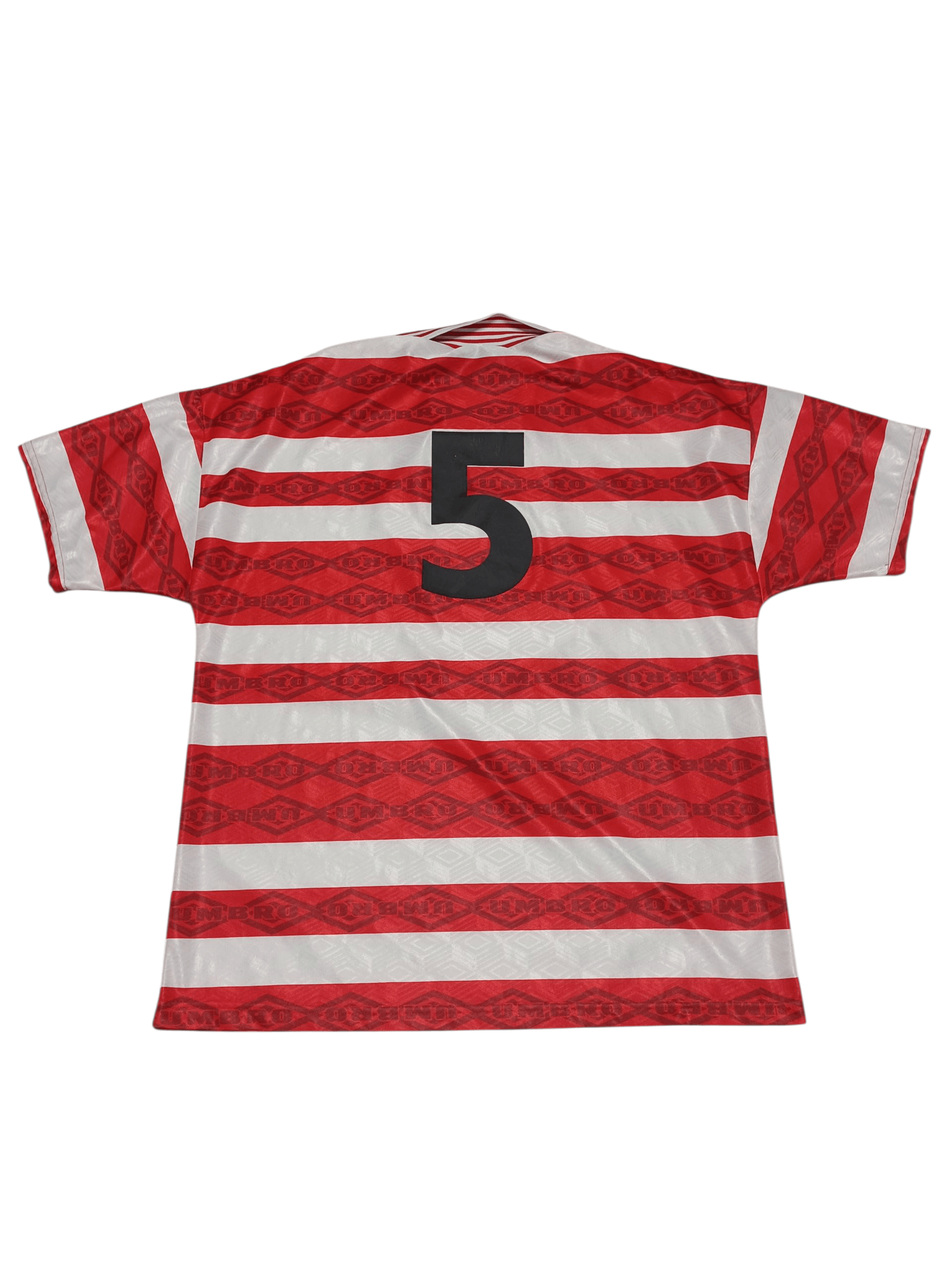 Umbro UMBRO VINTAGE 90S FIRE MONOGRAM SOCCER JERSEY TEE Size US L / EU 52-54 / 3 - 3 Thumbnail