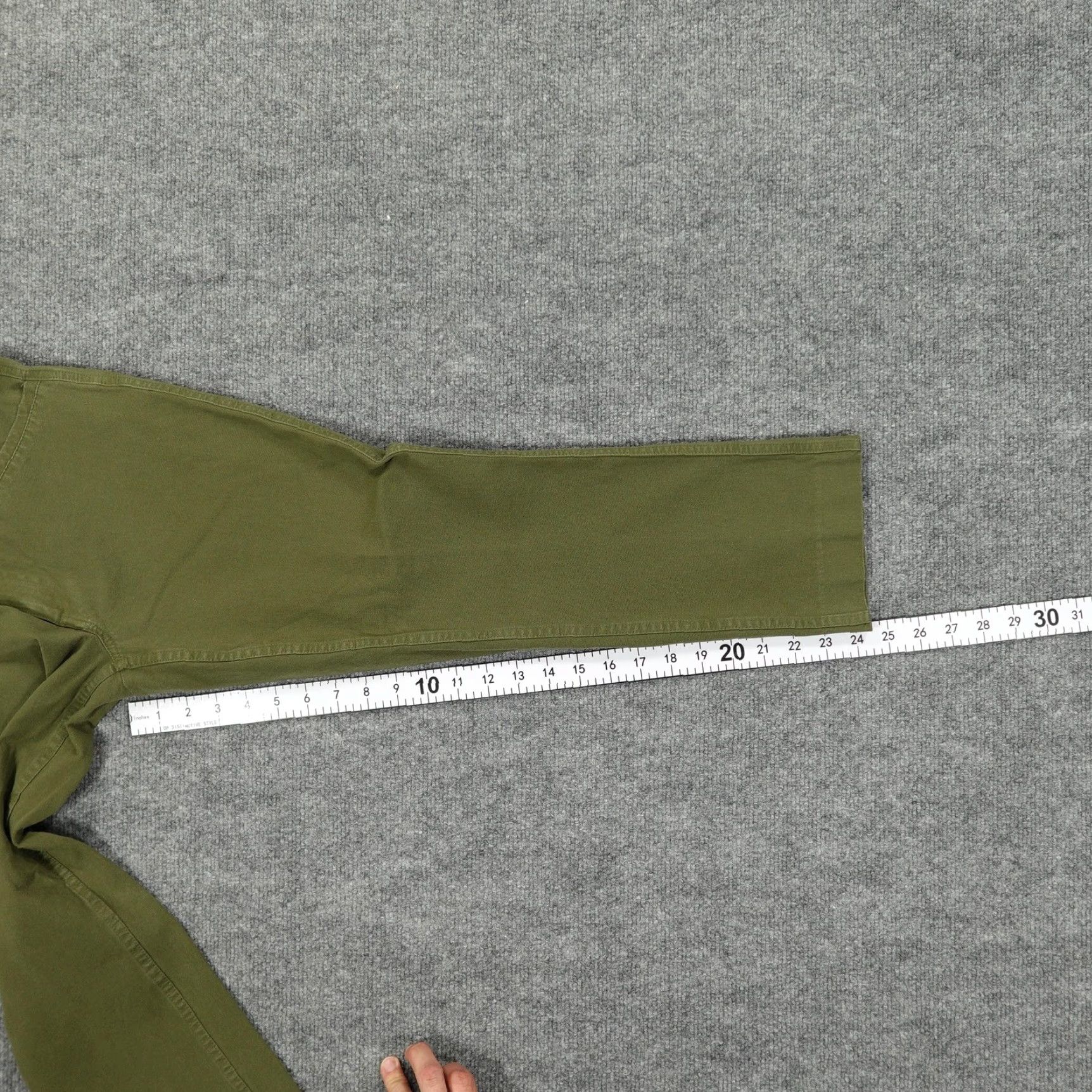 Banana Republic VINTAGE? None. Banana Republic Pants Womens 4 Olive Green Stretch Chino Ankle Cropped Casual Size 27" / US 4 / IT 40 - 5 Thumbnail