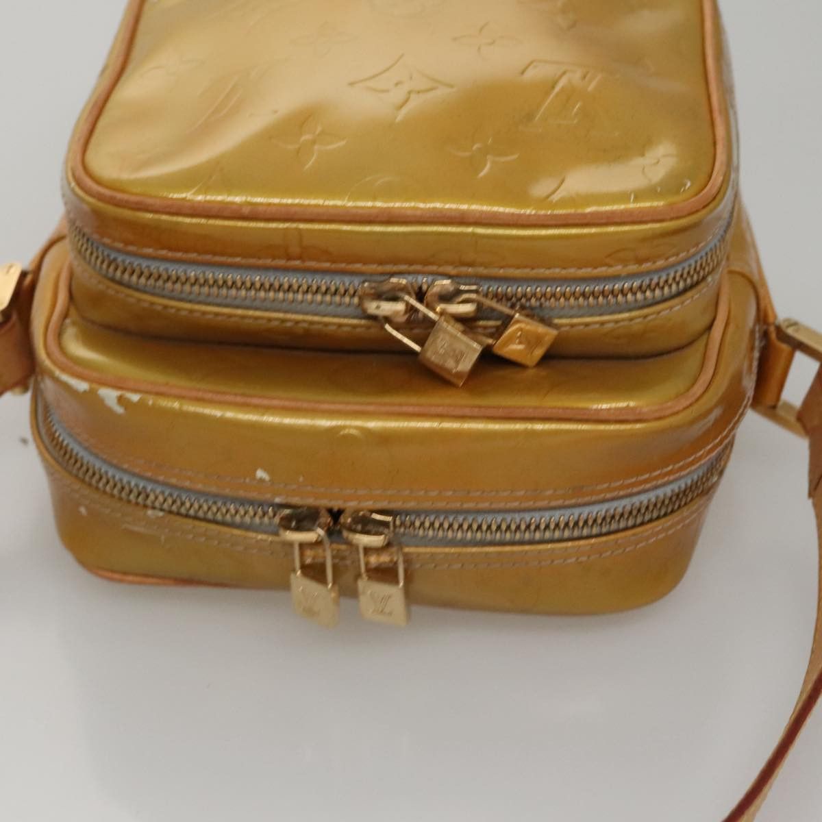 Louis Vuitton LOUIS VUITTON Monogram Vernis Wooster Shoulder Bag Gris Size ONE SIZE - 6 Thumbnail