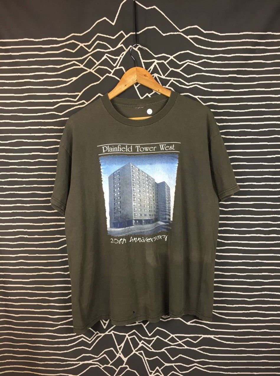 Vintage Vtg Plainfield Tower West 20th Anniversary Graphic Tee Size US L / EU 52-54 / 3 - 2 Thumbnail