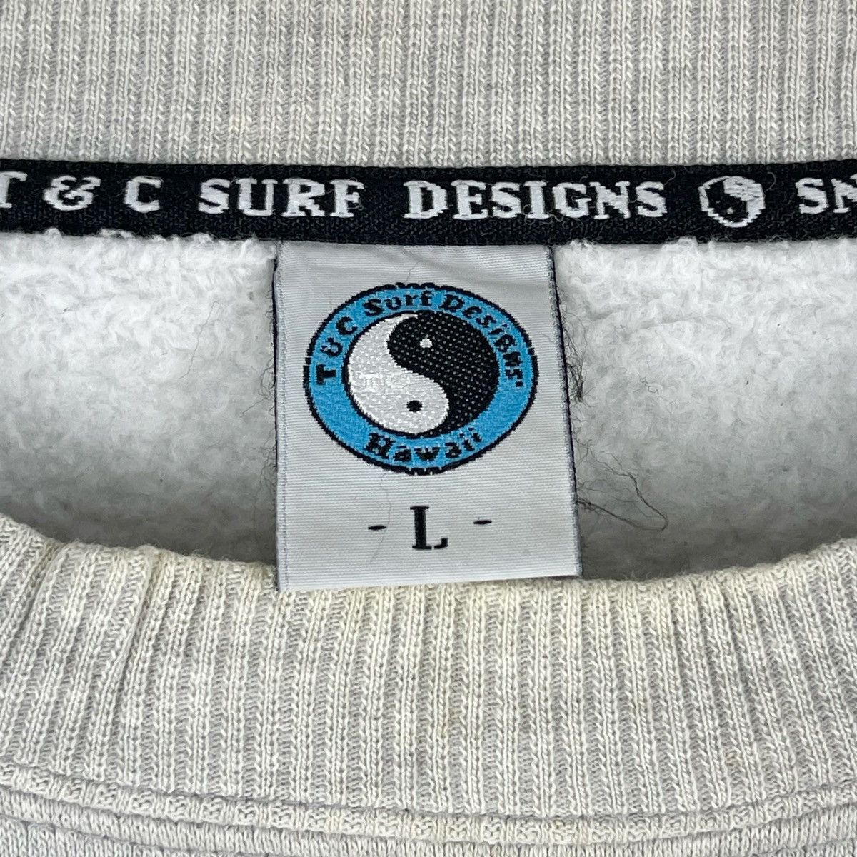 Vintage 90’s T&C Dragon Surfboard Sweatshirt Size US M / EU 48-50 / 2 - 8 Thumbnail