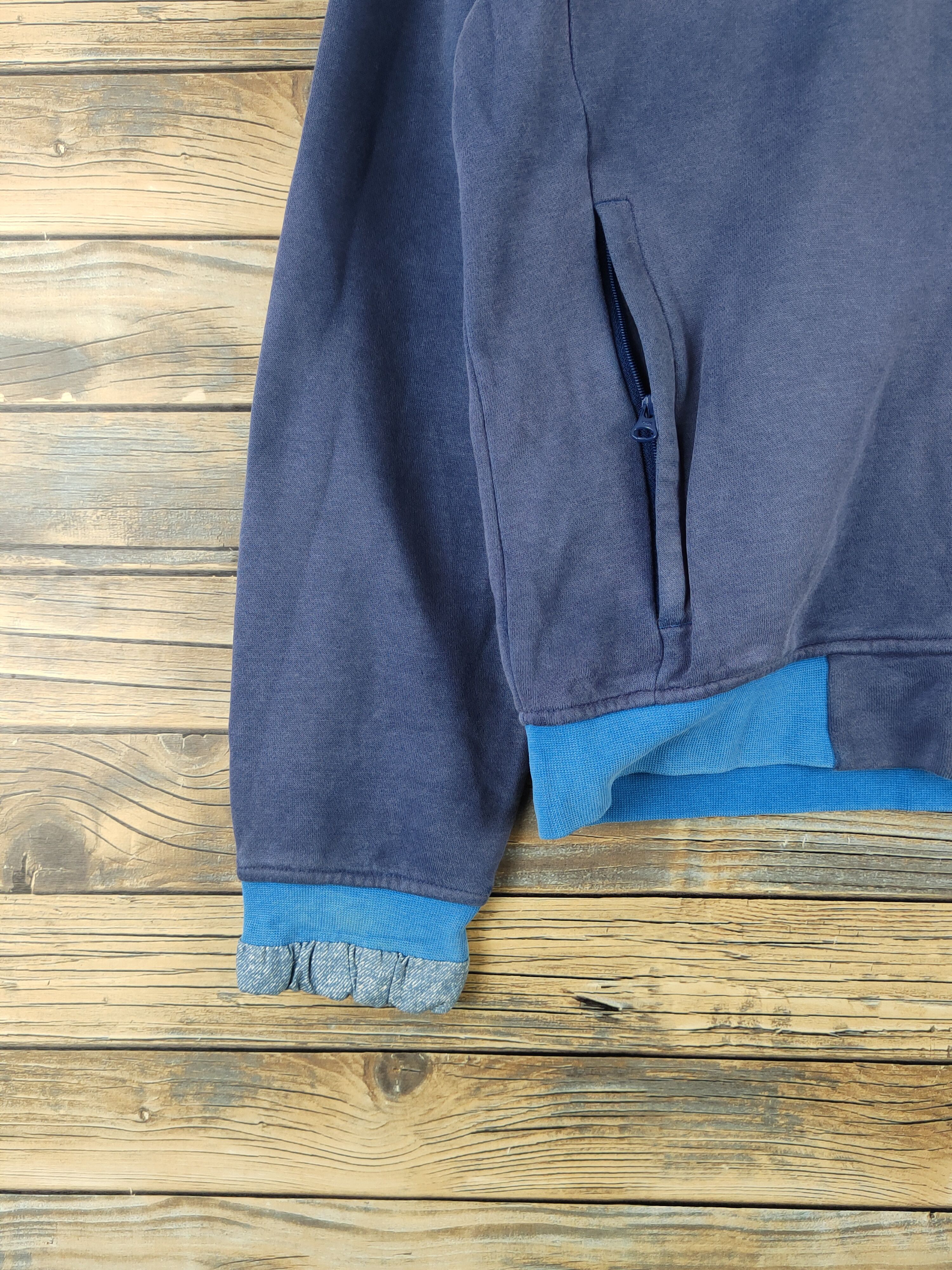 Adidas DL Adidas vintage Blue Faded Sweaters #1971 Size US L / EU 52-54 / 3 - 4 Thumbnail