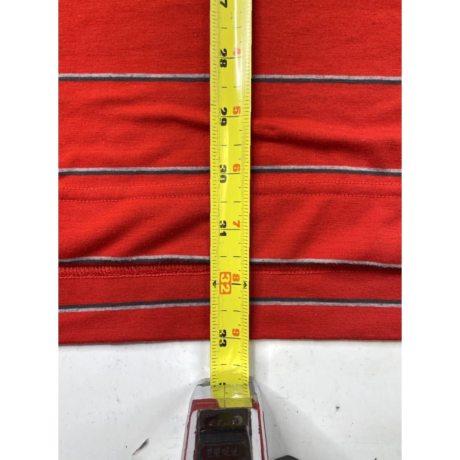 Footjoy FootJoy FJ BALTUSROL Polo Shirt Striped Red Mens XL Golf Polo Shirt, Red, FootJoy, Polo, Men, XL Size US XL / EU 56 / 4 - 5 Thumbnail
