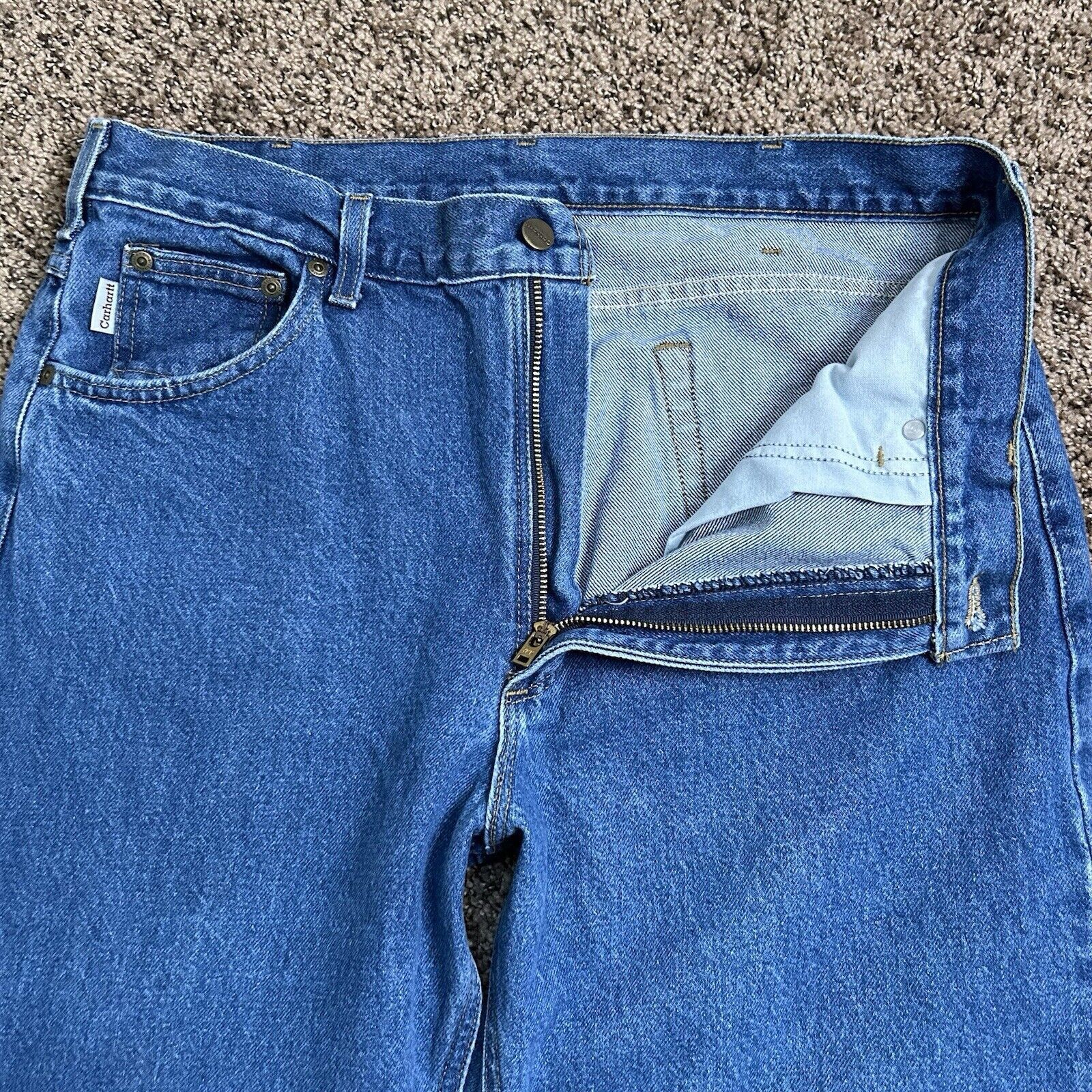 Carhartt Carhartt B160 DST Jeans 36x30 Relaxed Fit Straight Leg Denim Size US 36 / EU 52 - 5 Thumbnail