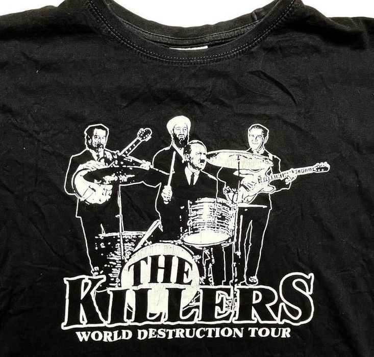 Vintage Vintage Y2K The Killers World Destruction Tour Bootleg Tee ...