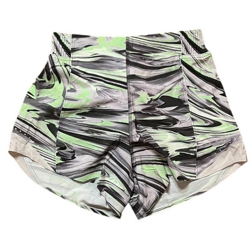 Lululemon Lululemon Hotty Hot HR Short 4" Size 4 Paint Glide Warp Size 27" / US 4 / IT 40 - 1 Thumbnail