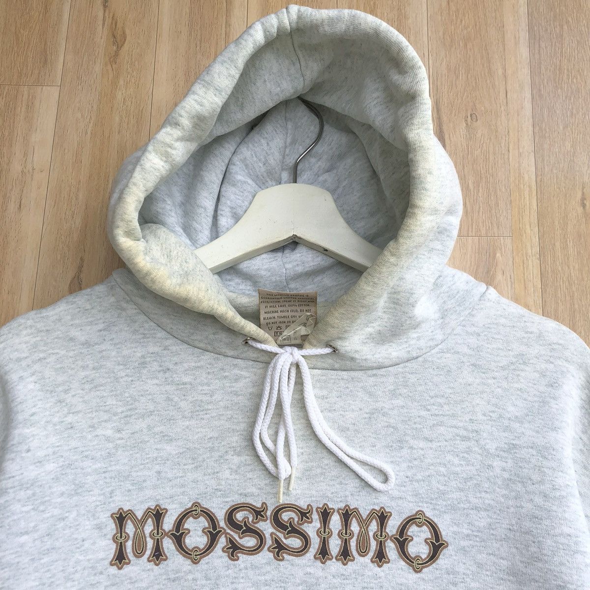 Mossimo Vintage Mossimo Hoodie Spellout Big Logo Sweatshirt Size US L / EU 52-54 / 3 - 4 Thumbnail