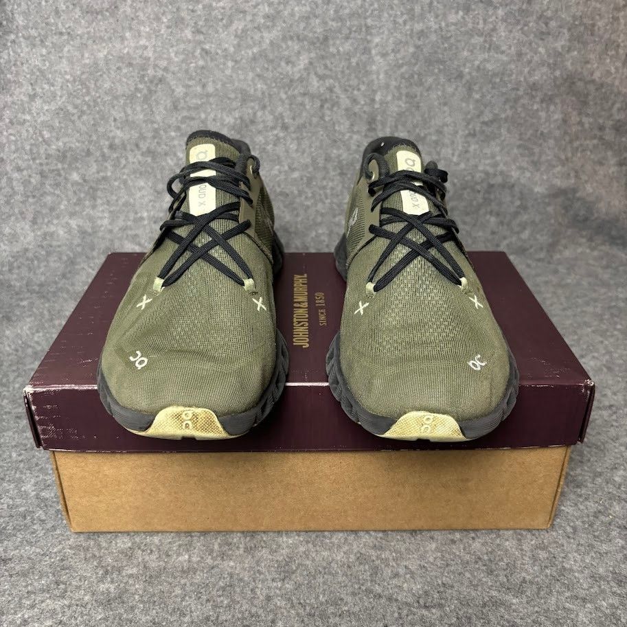 On On Cloud X 3 Olive Reseda Running Shoes Mens Size 10.5 US Size US 10.5 / EU 43-44 - 3 Thumbnail