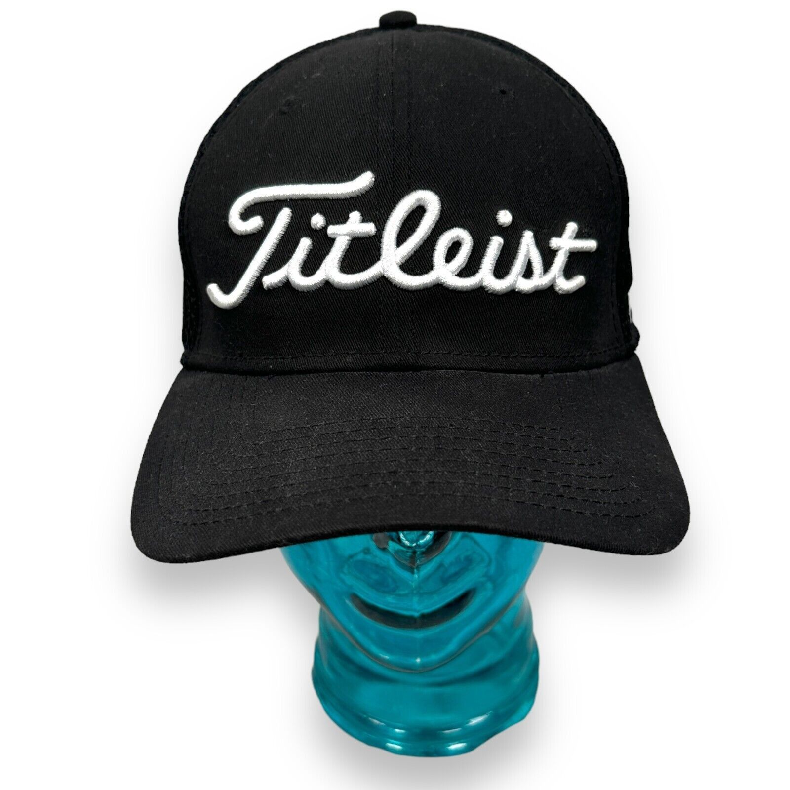 Titleist Titleist X FootJoy Pro V1 Golf Hat LXL Black Stretch 6 Panel Size ONE SIZE - 1 Thumbnail