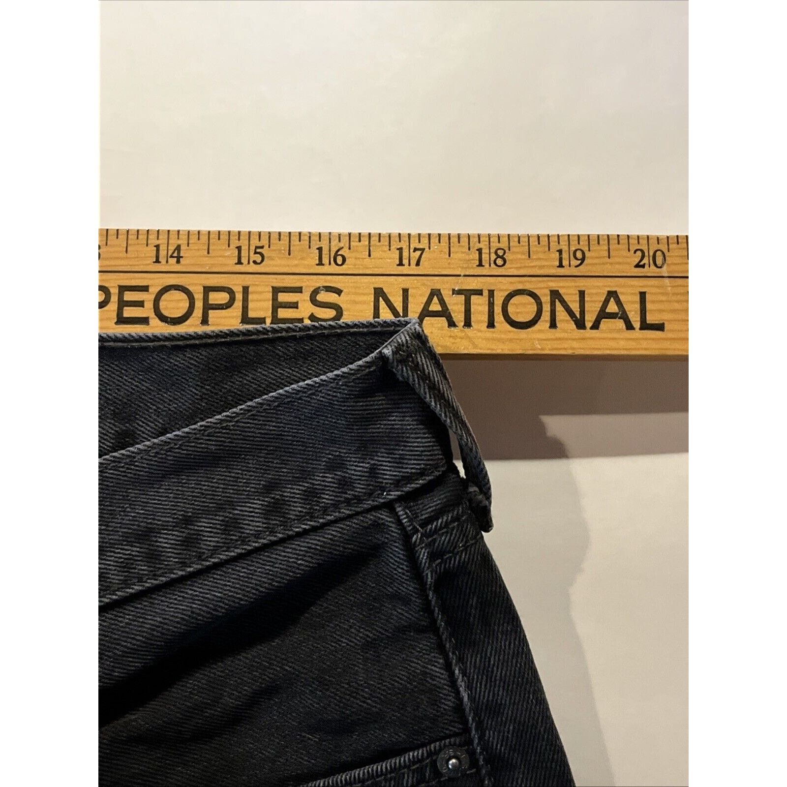 Levi's Levi’s 505 Jeans Men’s 34x32 Regular Straight Denim Black Size US 34 / EU 50 - 5 Thumbnail