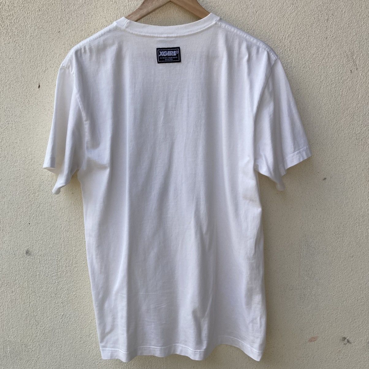 Japanese Brand X-Girl Japan Streetwear Skategang White T shirt Size US M / EU 48-50 / 2 - 7 Thumbnail