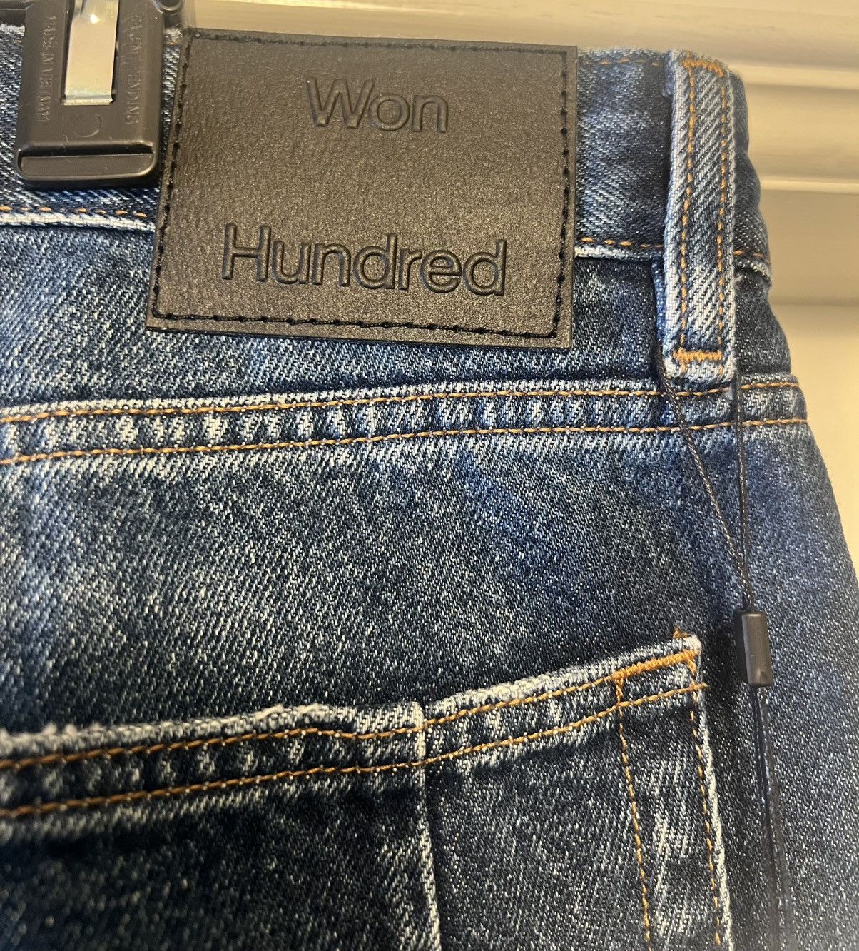 Won Hundred Authentic Won Hundred Steve Dark Blue Jeans 32/32 Size US 32 / EU 48 - 8 Thumbnail
