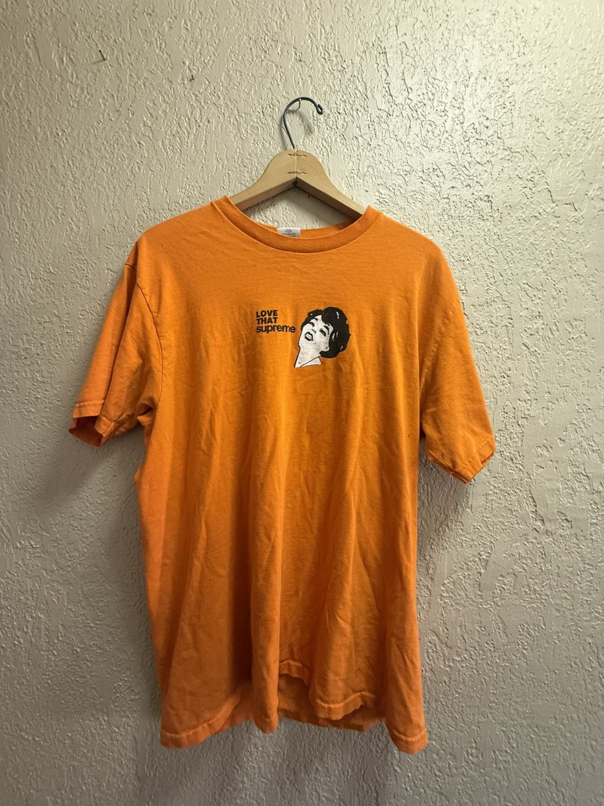 Supreme Love That Supreme Orange T-Shirt Size US L / EU 52-54 / 3 - 1 Thumbnail